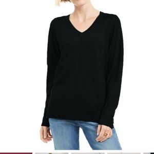 Karen Scott NWT black sweater vneck